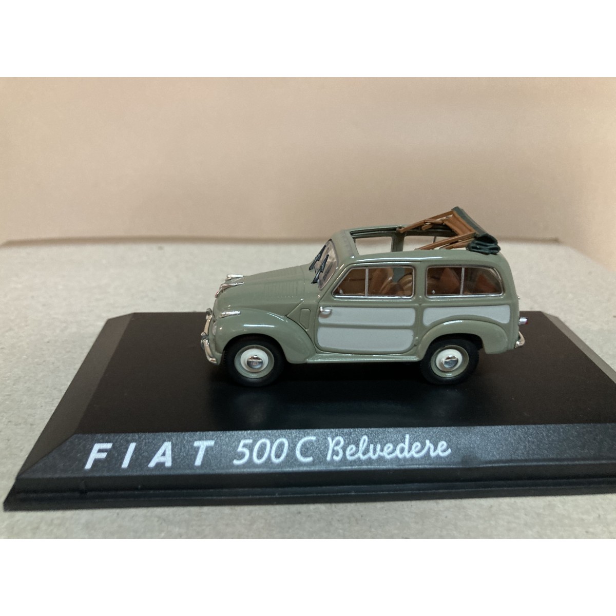 FIAT 500 C BELVEDERE 1 43 NOREV USADO EX PRIVADO BCN STOCK CARS