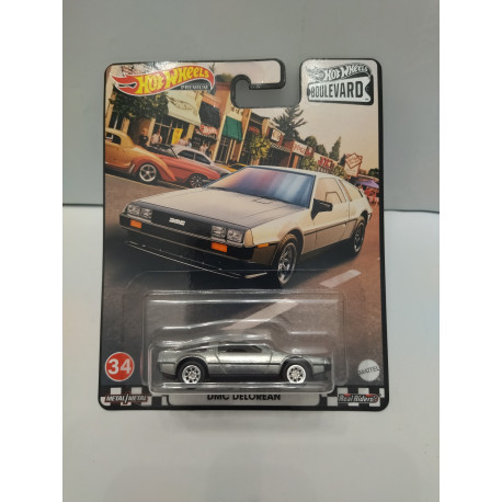 DMC DELOREAN 34 BOULEVARD 1:64 HOT WHEELS PREMIUM