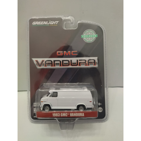 GMC VANDURA 1983 WHITE 1 64 GREENLIGHT BCN STOCK CARS