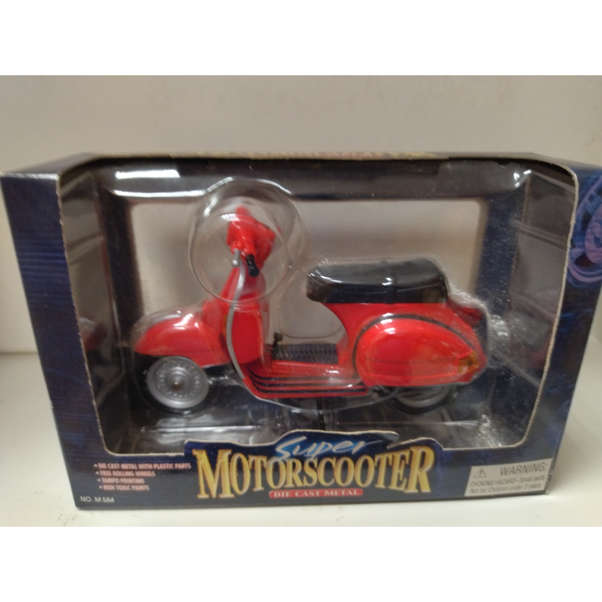 SUPER MOTORSCOOTER TIPO VESPA RED MOTO/BIKE 1:18? DIECAST MODEL - BCN ...