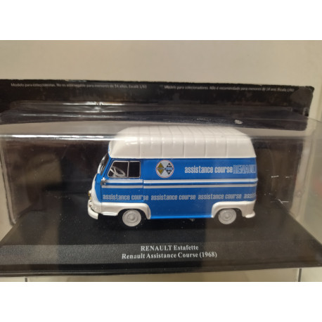 RENAULT ESTAFETTE 1968 COURSE BLEU ASSISTANCE RALLY 1:43 ALTAYA IXO