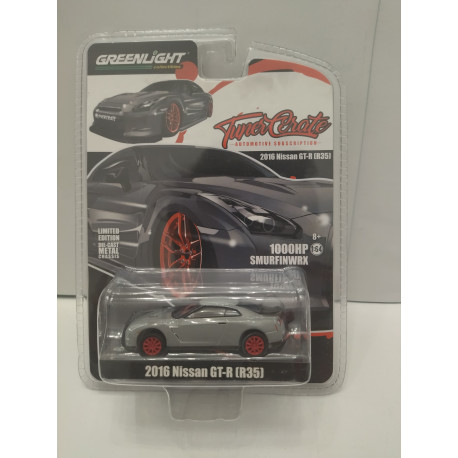 NISSAN GT-R 2016 R35 TUNERCRATE 1:64 GREENLIGHT