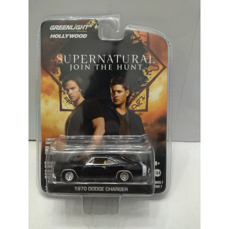 DODGE CHARGER 1970 SUPERNATURAL HOLLYWOOD 1:64 GREENLIGHT