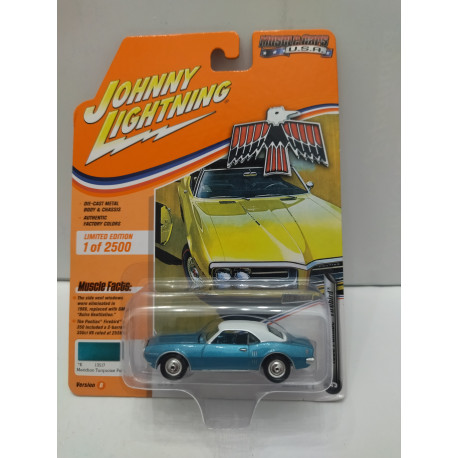 PONTIAC FIREBIRD 1968 MERIDIAN TURQUOISE MUSCLE CARS USA 1:64 JOHNNY LIGHTNING