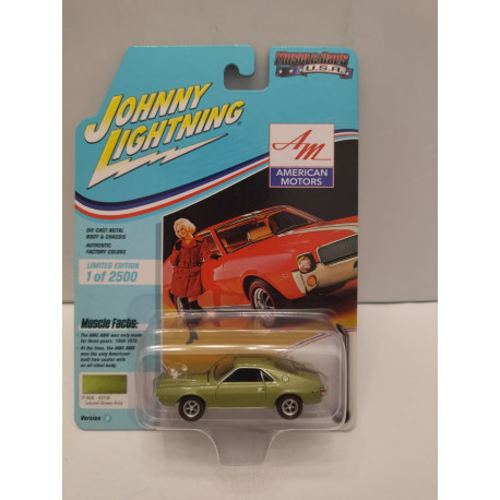 AMC AMX 1968 LAUREL GREEN MUSCLE CARS USA 1:64 JOHNNY LIGHTNING