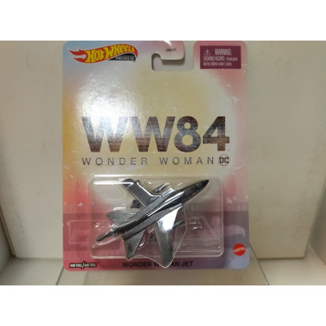 WONDER WOMAN 84 JET 1:64 HOT WHEELS PREMIUM