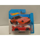 PORSCHE 993 GT2 RED 1:64 HOT WHEELS CARTON MAL ESTADO/CARD DAMAGED