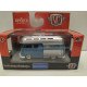 VOLKSWAGEN T1 1959 DOUBLE CAB CAMPER BLUE & SILVER 1:64 M2 MACHINES