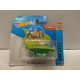 THE JETSONS CAPSULE CAR 1:64 HOT WHEELS CARTON MAL ESTADO/CARD DAMAGED