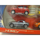 PACK CITY MINIJET 6 CARS BMW/PORSCHE/AUDI apx 1:64 NOREV 3 INCHES (7,5cm)