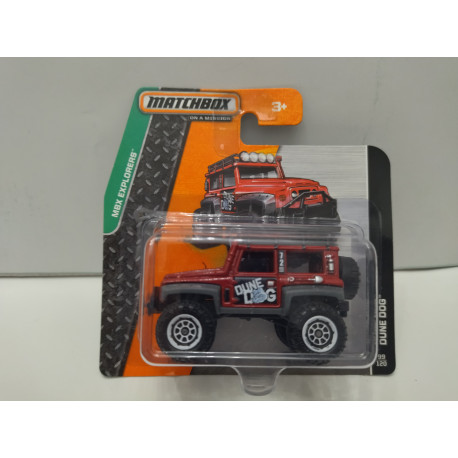 DUNE DOG RED MBX EXPLORERS 1:64 MATCHBOX