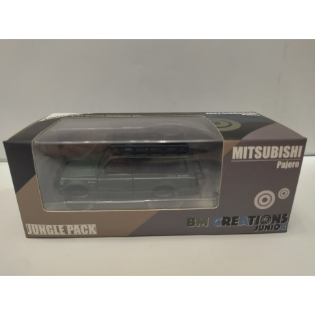 MITSUBISHI PAJERO 2 GENERATION JUNGLE PACK MATTE GREEN LHD 1:64 BM CREATIONS