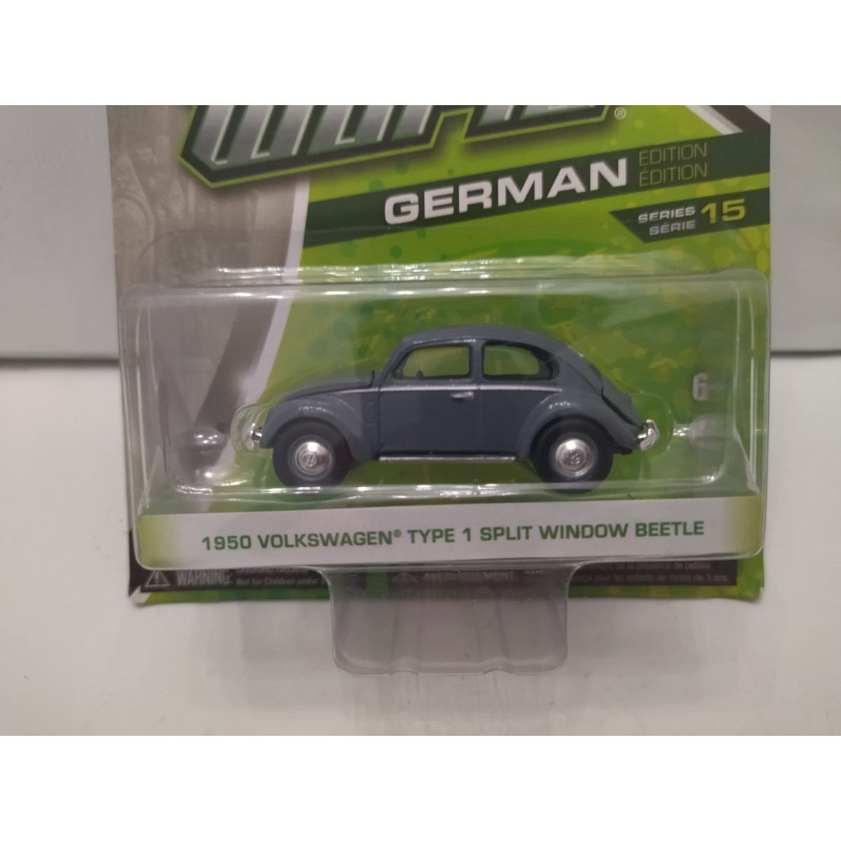 VOLKSWAGEN BEETLE 1950 TYPE 1 SPLIT WINDOW GERMAN MOTOR WORLD 1:64 ...