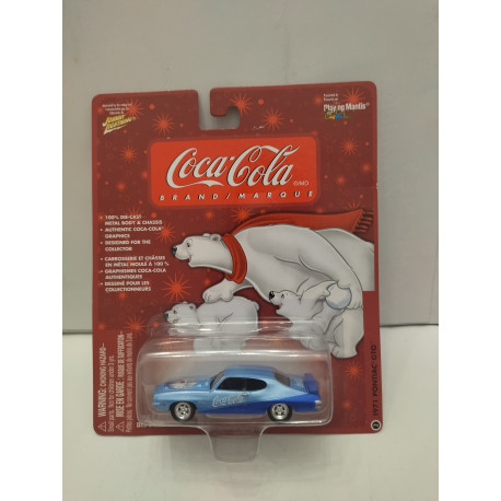 PONTIAC GTO 1971 COCA-COLA BEARS 1:64 JOHNNY LIGHTNING