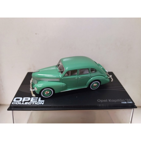 OPEL KAPITAN 1938-40 GREEN 1:43 EAGLEMOSS IXO