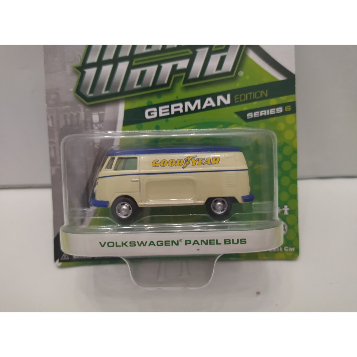 VOLKSWAGEN T1 PANEL VAN GOOD YEAR CLASSICS MOTOR WORLD 1:64 GREENLIGHT ...