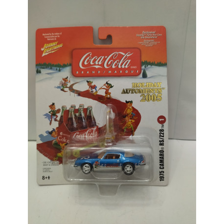 PONTIAC CAMARO 1975 RS/Z28 COCA-COLA HOLIDAY 2005 1:64 JOHNNY LIGHTNING