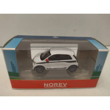 RENAULT TWINGO 3 WHITE & BLACK BOX NOREV apx 1:64 NOREV 3 INCHES (7,5cm)