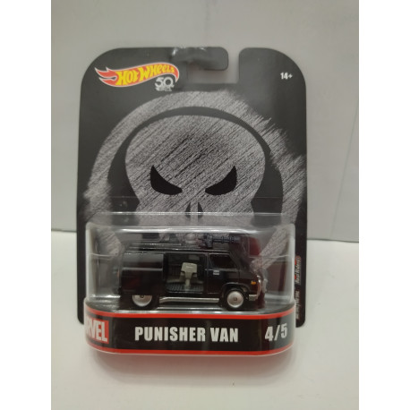 PUNISHER VAN THE PUNISHER 4/5 MARVEL 1:64 HOT WHEELS PREMIUM