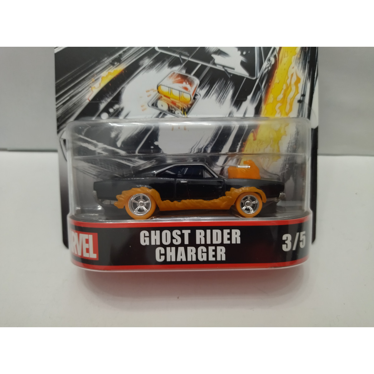 DODGE CHARGER GHOST RIDER 3/5 MARVEL 1:64 HOT WHEELS PREMIUM - BCN ...