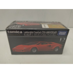 LAMBORGHINI COUNTACH 25TH ANNIVERSARY RED 1:61 TOMICA PREMIUM 12