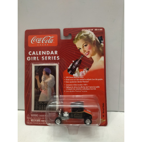 FORD T-BUCKET 20´s COCA-COLA CALENDAR GIRL 1:64 JOHNNY LIGHTNING