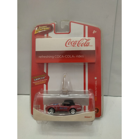 SHELBY 427 COBRA 1966 COCA-COLA SPORTS CARS 1:64 JOHNNY LIGHTNING