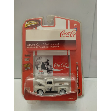 FORD F-1 50´S PICKUP COCA-COLA SPORTS CARS 1:64 JOHNNY LIGHTNING