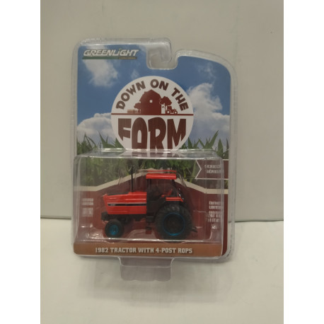 CASE IH 3088 1982 TRACTOR WITH 4-POST ROPS FARM 1:64 GREENLIGHT