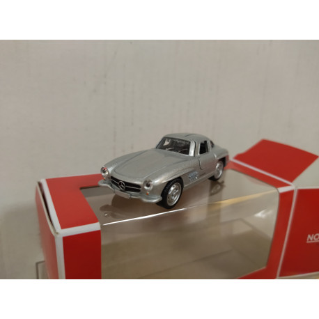 MERCEDES-BENZ W198 300SL 1955 SILVER apx 1:64 NOREV 3 INCHES (7,5cm)