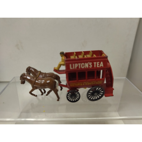 HORSE BUS OMNIBUS LIPTON´S TEA MATCHBOX YESTERYEAR Y-12 NO BOX