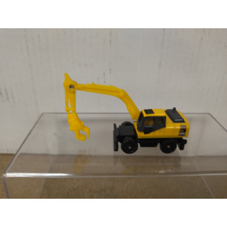 KOMATSU PW200 WHEELED EXCAVATOR 1:122/apx 1:64 TOMICA