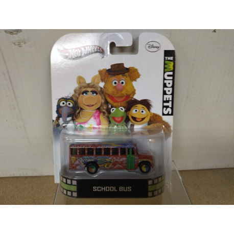 THE MUPPETS SCHOOL BUS 1:64 HOT WHEELS PREMIUM