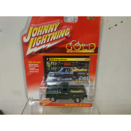 DODGE WARLOCK 1978 GREEN CLASSIC GOLD 1:64 JOHNNY LIGHTNING