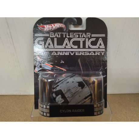 BATTLESTAR GALACTICA CYLON RAIDER 1:64 HOT WHEELS PREMIUM