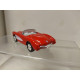 CHEVROLET CORVETTE C1 CONVERTIBLE WHITE & RED apx 1:64 MAJORETTE PULLBACK NO BOX