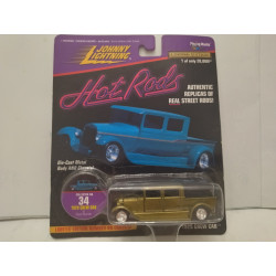 1929 CREW CAB BLUE 34 HOT ROTS 1:64 JOHNNY LIGHTNING