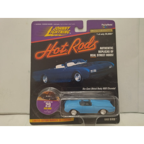 BAD BIRD 29 BLUE HOT ROTS 1:64 JOHNNY LIGHTNING