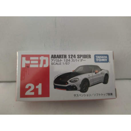 FIAT ABARTH 124 SPIDER 1:57/apx 1:64 TOMICA 21