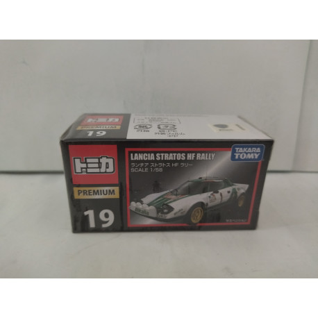 LANCIA STRATOS HF RALLY n1 ALITALIA 1:58 TOMICA PREMIUM 19