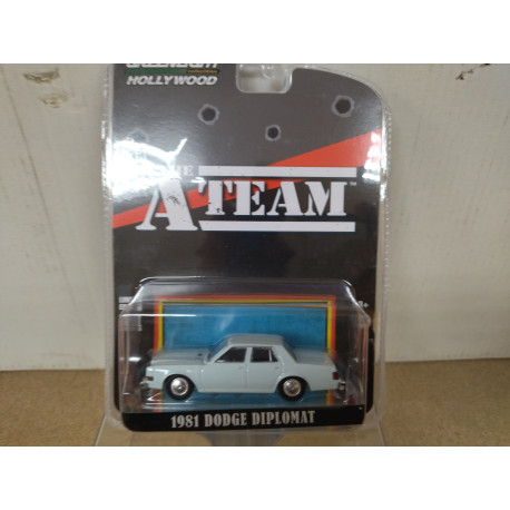 DODGE DIPLOMAT 1981 THE A-TEAM/EL EQUIPO A HOLLYWOOD 1:64 GREENLIGHT