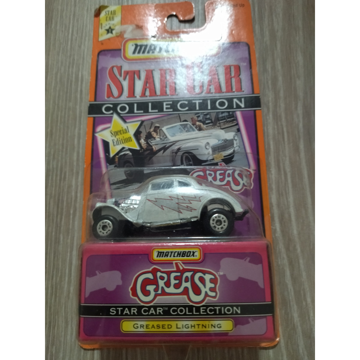 FORD GREASED LIGHTNING GREASE STAR CAR COLLECTION 1:64 MATCHBOX BOX ...