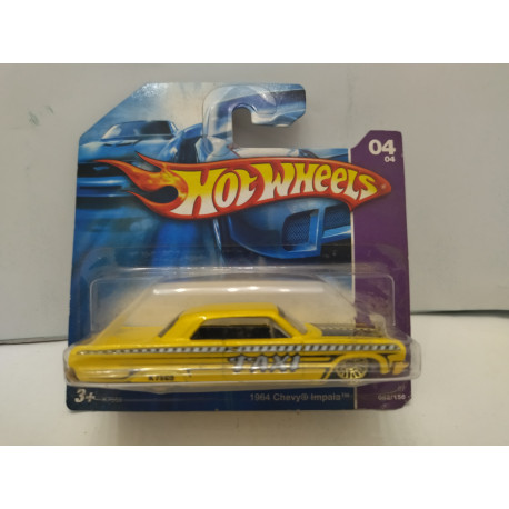 CHEVROLET IMPALA 1964 TAXI 052/156 1:64 HOT WHEELS