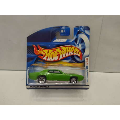 PLYMOUTH GTX 1971 GREEN 14/36 1:64 HOT WHEELS