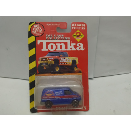 VOLKSWAGEN CARAVELLE DELIVERY VAN GADDINI PIZZA 1:64 TONKA