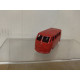 VOLKSWAGEN T1 MICROBUS RED apx 1:64 BUDGIE n12 NO BOX