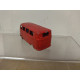 VOLKSWAGEN T1 MICROBUS RED apx 1:64 BUDGIE n12 NO BOX