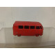 VOLKSWAGEN T1 MICROBUS RED apx 1:64 BUDGIE n12 NO BOX