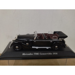 MERCEDES-BENZ W150 770K 1938 CONVERTIBLE BLACK CLASSIC CARS 1:43 ALTAYA IXO