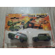 MATCHBOX TWO PACKS TP-12 MILITARY POLICE and FIELD CAR 1:64 MATCHBOX